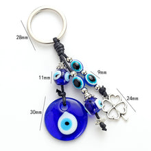 Load image into Gallery viewer, Evil Eye Keychain
