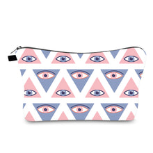 Load image into Gallery viewer, Evil Eye Print Cross Border Cosmetic Bag
