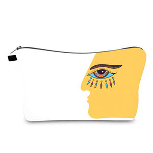 Evil Eye Print Cross Border Cosmetic Bag