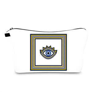 Evil Eye Print Cross Border Cosmetic Bag